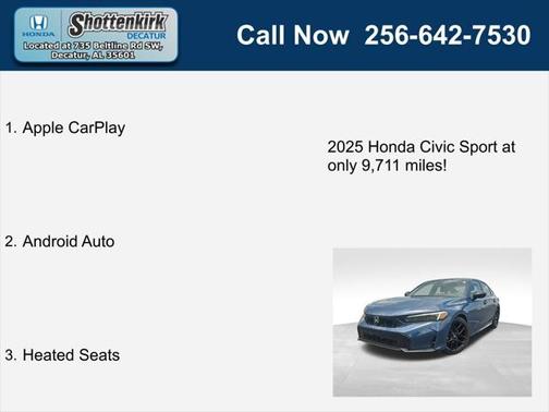 2025 Honda Civic Sport