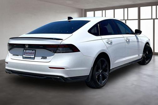 Platinum White Pearl 2026 Honda Accord Hybrid Sport-L
