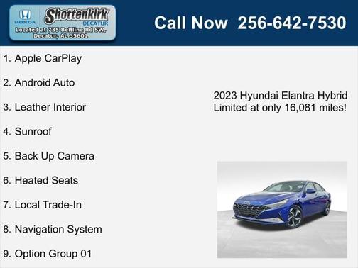 2023 Hyundai ELANTRA Limited
