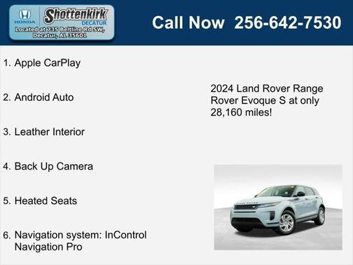 2024 Land Rover Range Rover Evoque Core S