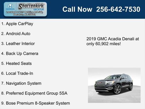 2019 GMC Acadia Denali