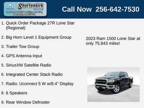 2023 RAM 1500 Big Horn/Lone Star