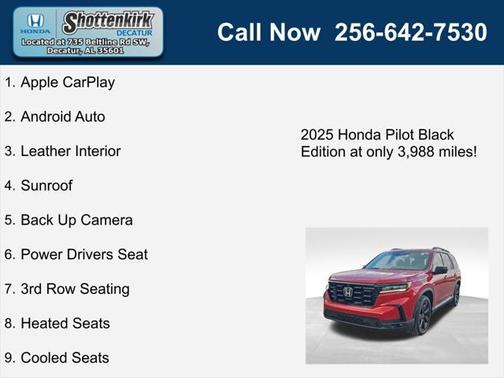2025 Honda Pilot Black Edition