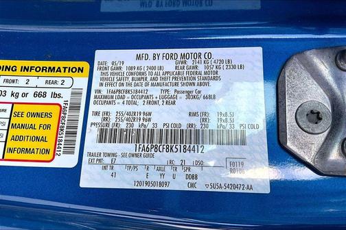 2019 Ford Mustang GT Premium