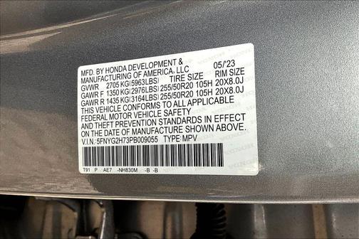 2023 Honda Pilot Touring 8-Passenger