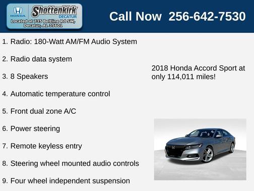 2018 Honda Accord Sport