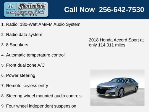 2018 Honda Accord Sport