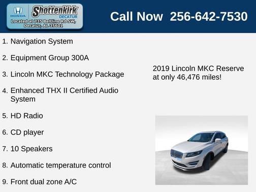 2019 Lincoln MKC Reserve