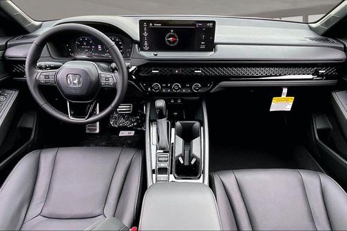 Platinum White 2026 Honda Accord Hybrid Sport-L