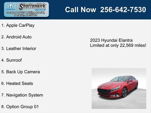 2023 Hyundai ELANTRA Limited