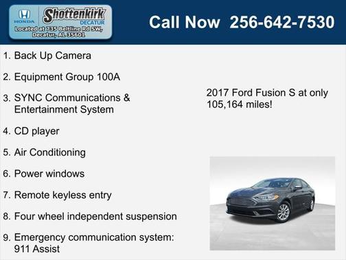2017 Ford Fusion S