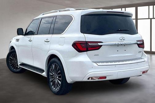 Moonstone White 2024 INFINITI QX80 SENSORY AWD