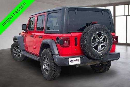 Firecracker Red Clearcoat 2018 Jeep Wrangler Unlimited Sport