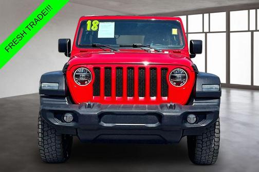 Firecracker Red Clearcoat 2018 Jeep Wrangler Unlimited Sport