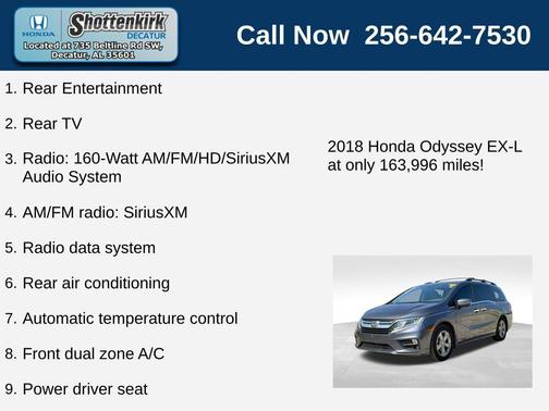 2018 Honda Odyssey EX-L