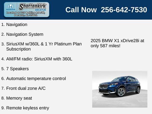2025 BMW X1 xDrive28i
