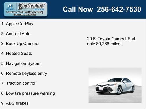 2019 Toyota Camry LE