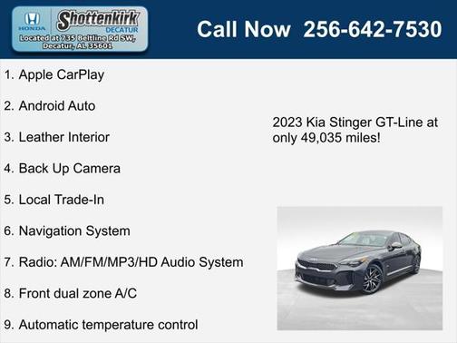2023 Kia Stinger GT-Line