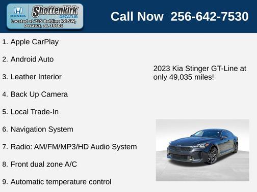 2023 Kia Stinger GT-Line