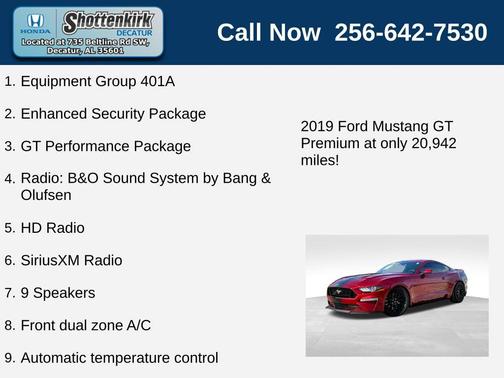 2019 Ford Mustang GT Premium