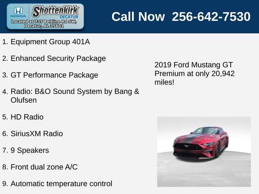 2019 Ford Mustang GT Premium