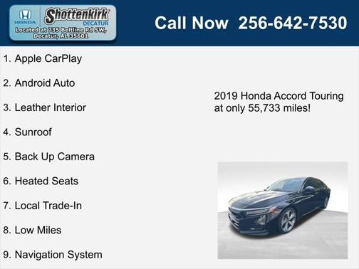 2019 Honda Accord Touring 2.0T