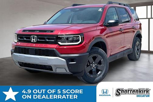 Radiant Red 2026 Honda Passport AWD RTL Towing