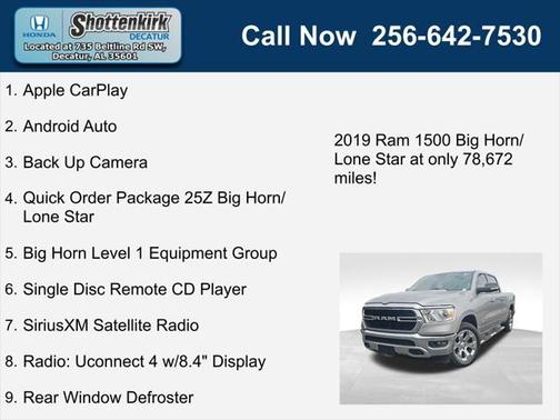 2019 RAM 1500 Big Horn