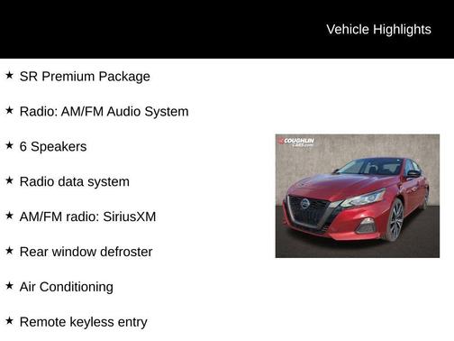 2021 Nissan Altima 2.5 SR