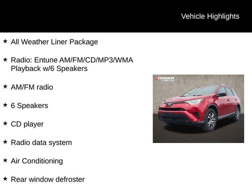 Barcelona Red Metallic 2017 Toyota RAV4 LE