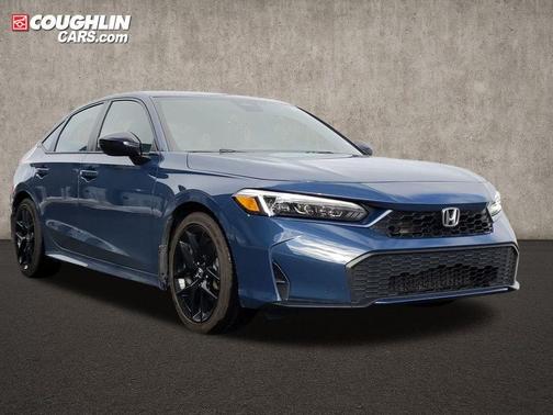 Blue Lagoon 2025 Honda Civic Hybrid Sedan