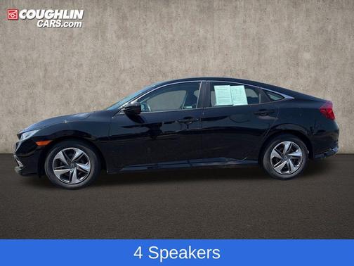 Crystal Black Pearl 2019 Honda Civic LX