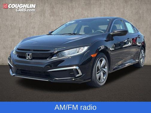 Crystal Black Pearl 2019 Honda Civic LX