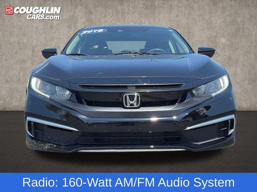 Crystal Black Pearl 2019 Honda Civic LX