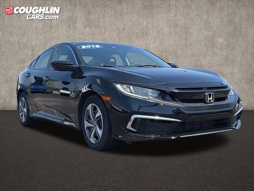 Crystal Black Pearl 2019 Honda Civic LX