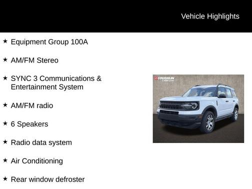 Oxford White 2022 Ford Bronco Sport Base