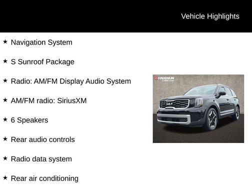 Ebony Black 2023 Kia Telluride S