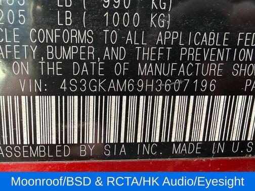 2017 Subaru Impreza 2.0i Sport