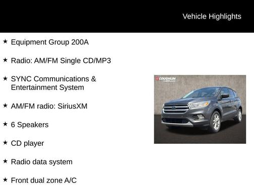 Magnetic 2017 Ford Escape SE
