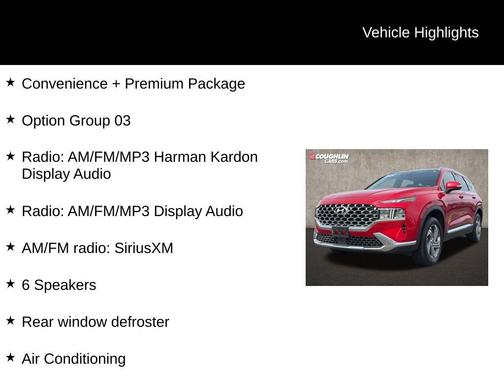 Calypso Red 2021 Hyundai SANTA FE SEL