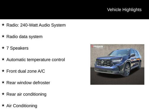 Obsidian Blue Pearl 2025 Honda Pilot Sport