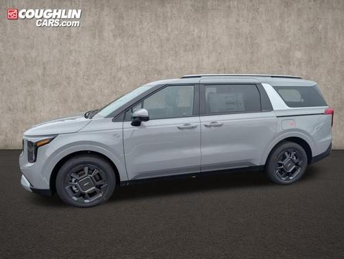 Ceramic Silver 2026 Kia Carnival Hybrid EX