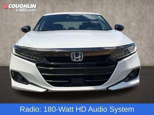 Platinum White Pearl 2022 Honda Accord Hybrid Sport