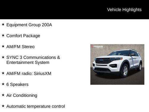 Oxford White 2020 Ford Explorer XLT