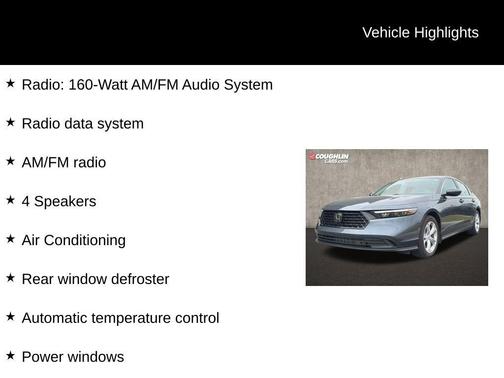Meteorite Gray Metallic 2024 Honda Accord LX