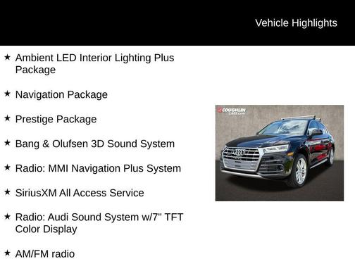 Mythos Black Metallic 2018 Audi Q5 2.0T Prestige