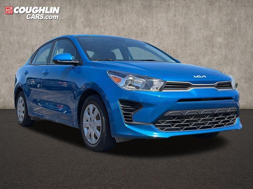 Blue 2022 Kia Rio S