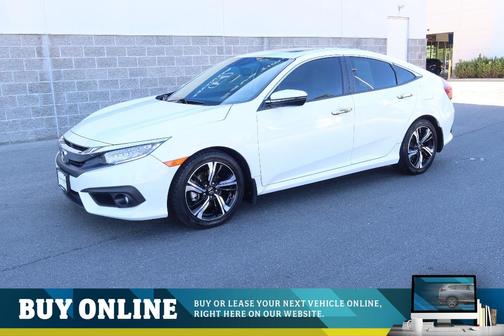 White Orchid Pearl 2016 Honda Civic Touring