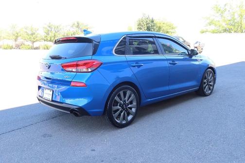 Electric Blue Metallic 2018 Hyundai Elantra GT Sport