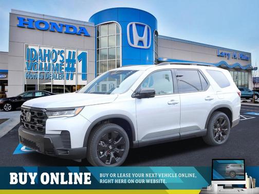 Solar Silver Metallic 2026 Honda Pilot Black Edition